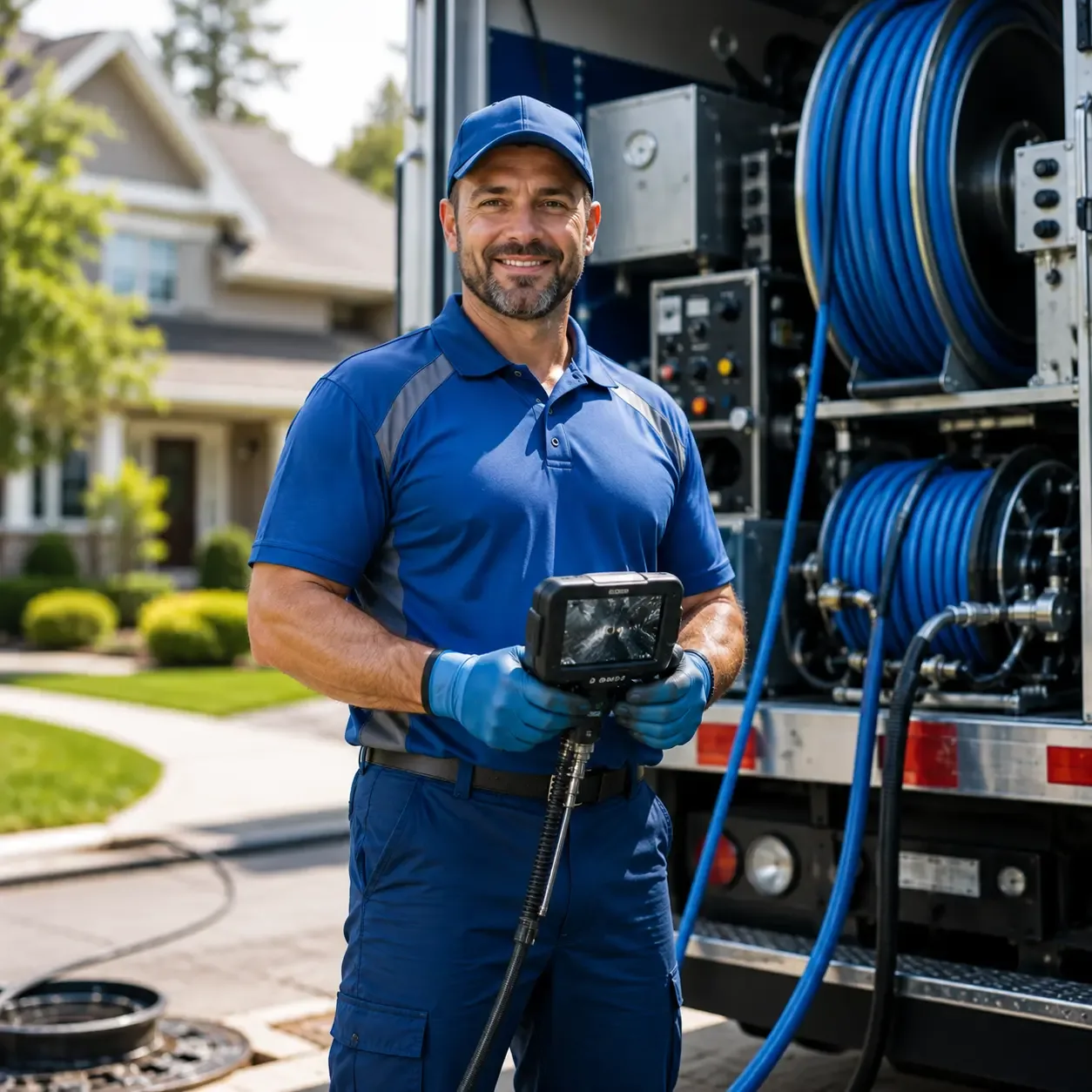 Local outdoor drain cleaning specialists in Blue Grass, IA